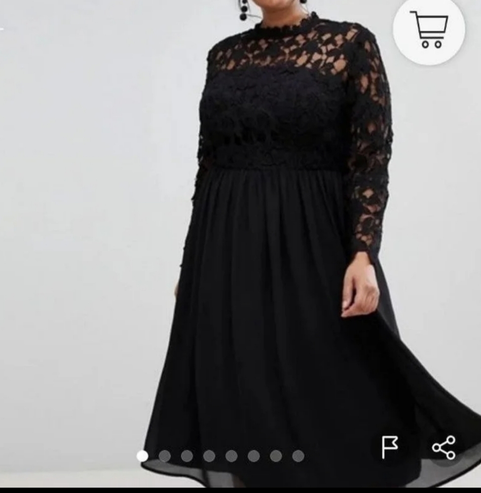 EUC Chi Chi London Curve Lace Dress US Size 20